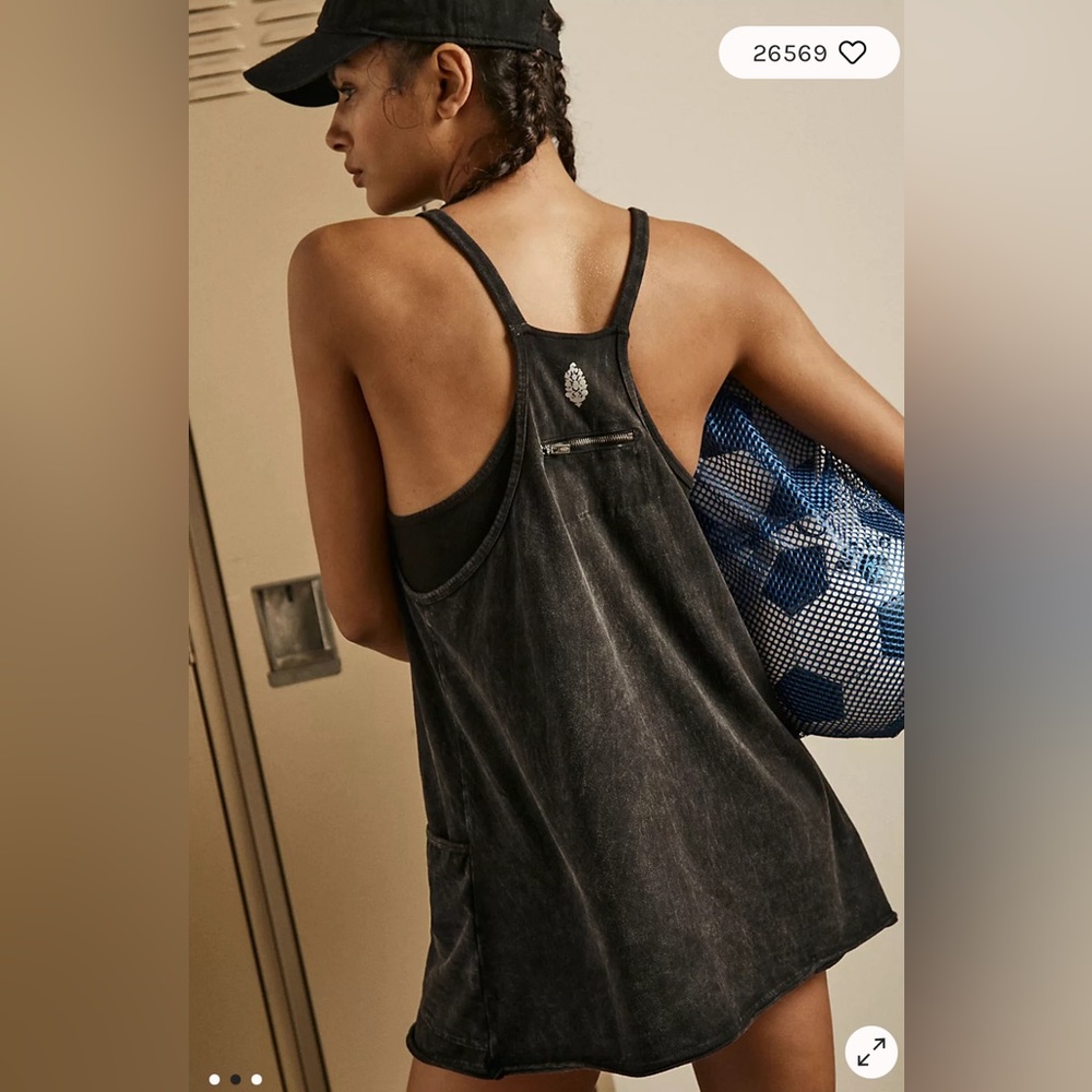 Free People | Hot Shot Mini Dress | Black - Picture 3 of 12